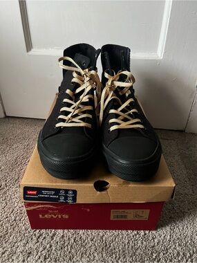 Levi's Zip Ex L Mid Mono Black Mono Chrome - Men’s Size 10